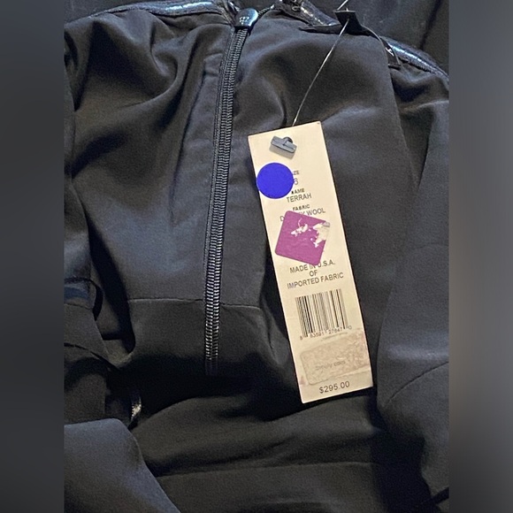 Nwt! Theory size 6 Terrah black strapless mini dress​ - Picture 6 of 8